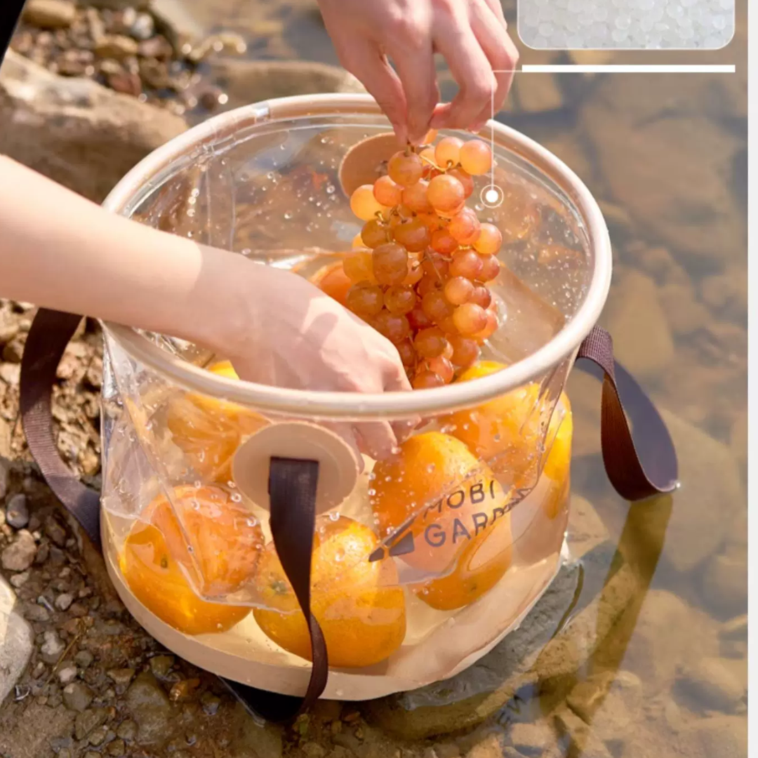 Mobi Garden Semitransparent Foldable Bucket