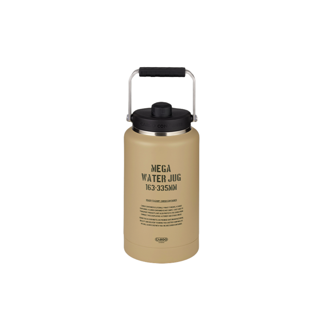Cargo Container Mega Water Jug 3.8L - Beige