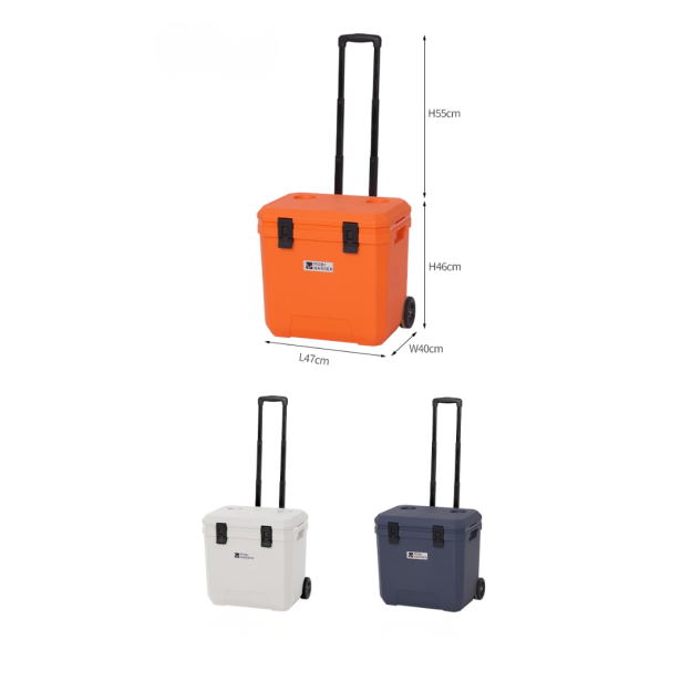 Mobi Garden 36L Cooler Box with wheels - Orange