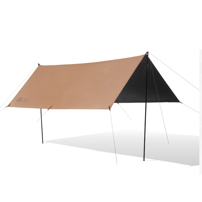 Mobi Garden 410 Black Coating Tarp - Tan