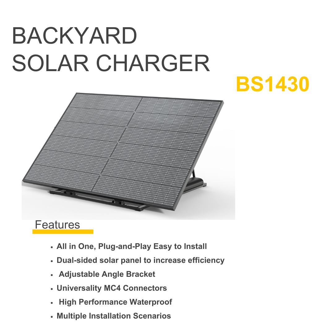 NEG Backyard Solar Charger BS1430 -432W