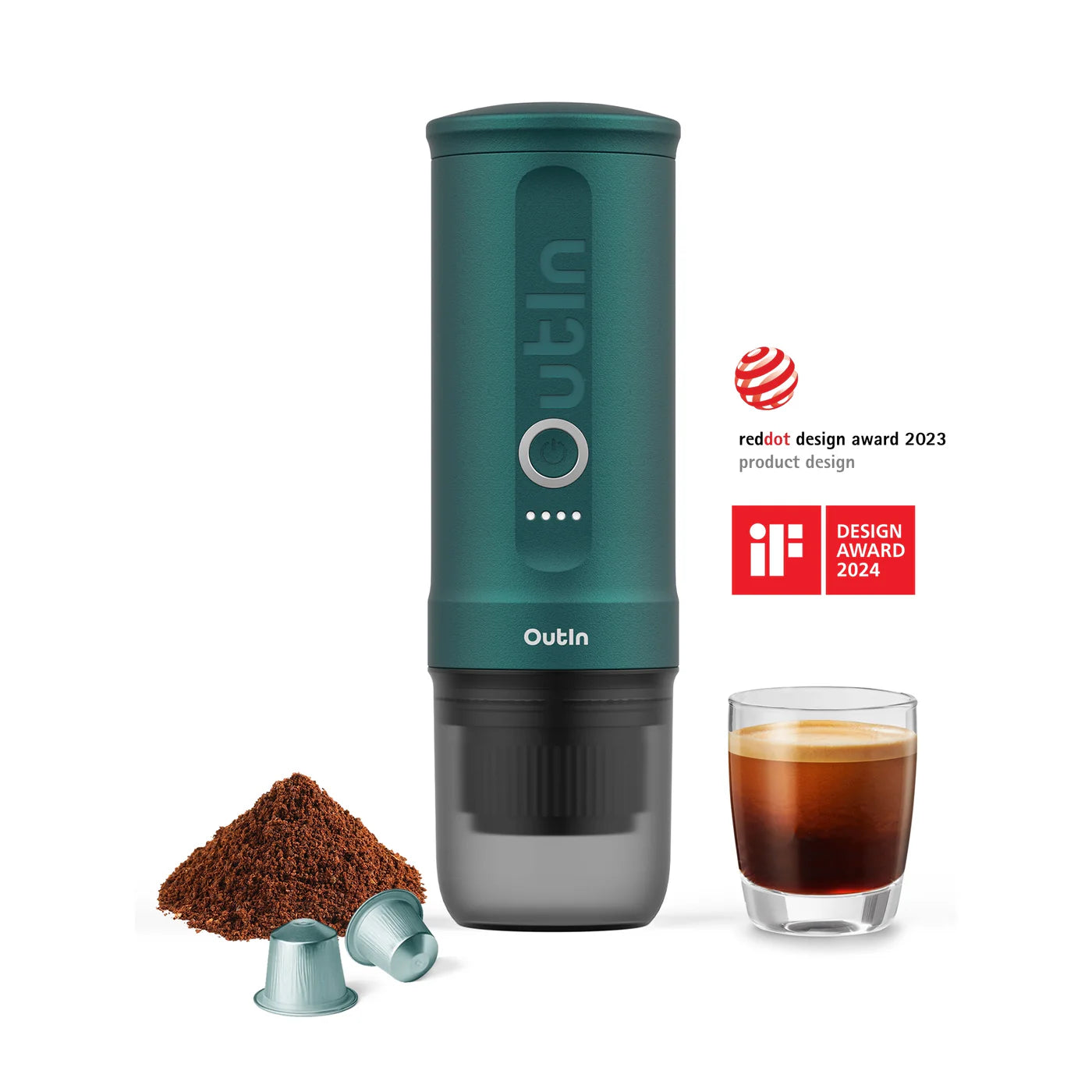 Outin Nano Portable Espresso Machine - Outin Teal-Goritta Works Sdn. Bhd. 202501017603 (1619017-X)