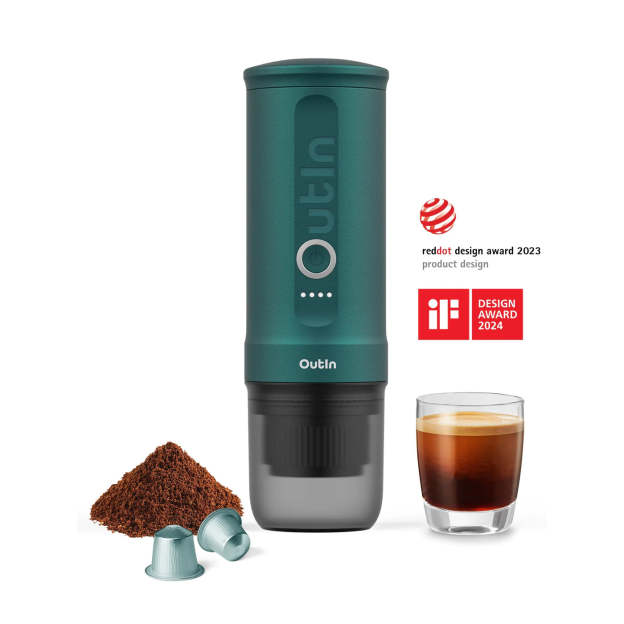 Outin Nano Portable Espresso Machine - Outin Teal-Goritta Works Sdn. Bhd. 202501017603 (1619017-X)