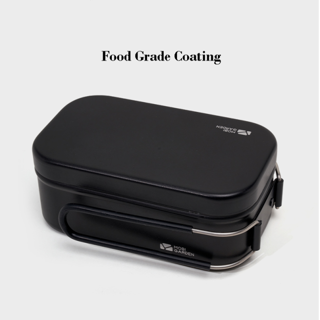Mobi Garden Ji Yan Lunch Box / Mess Tin - Black-Goritta Works Sdn. Bhd. 202501017603 (1619017-X)