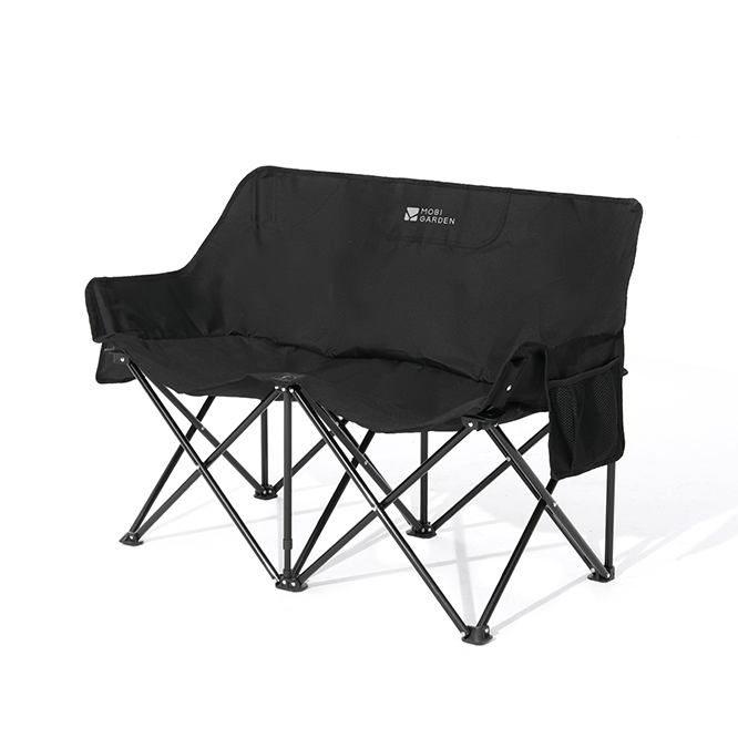 Mobi Garden Yue Liang Double Chair - Black