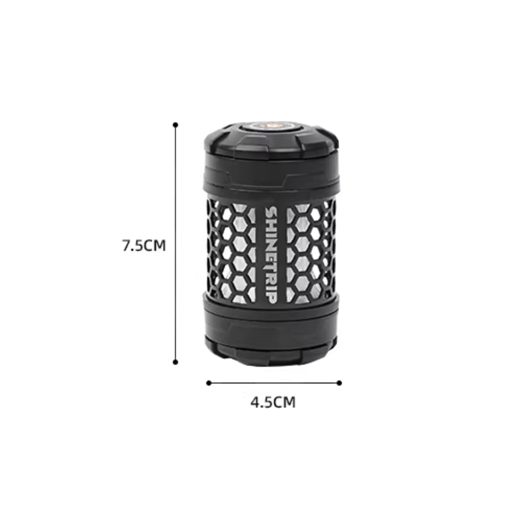 ShineTrip ST-05 Series Rotating 19 Glimmer Light - Honeycomb Black