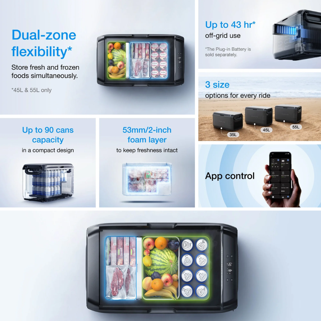 EcoFlow Glacier Classic Portable Fridge Freezer 35L