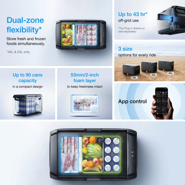 EcoFlow Glacier Classic Portable Fridge Freezer 35L