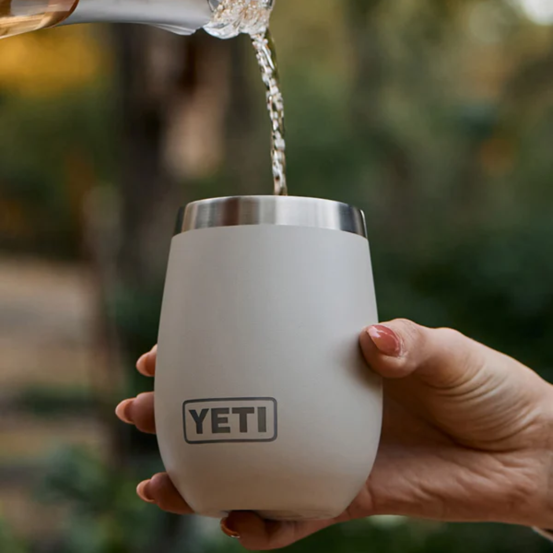 YETI Rambler 10 oz Wine Tumbler with DuraSip Ceramic Lining - Rescue Red