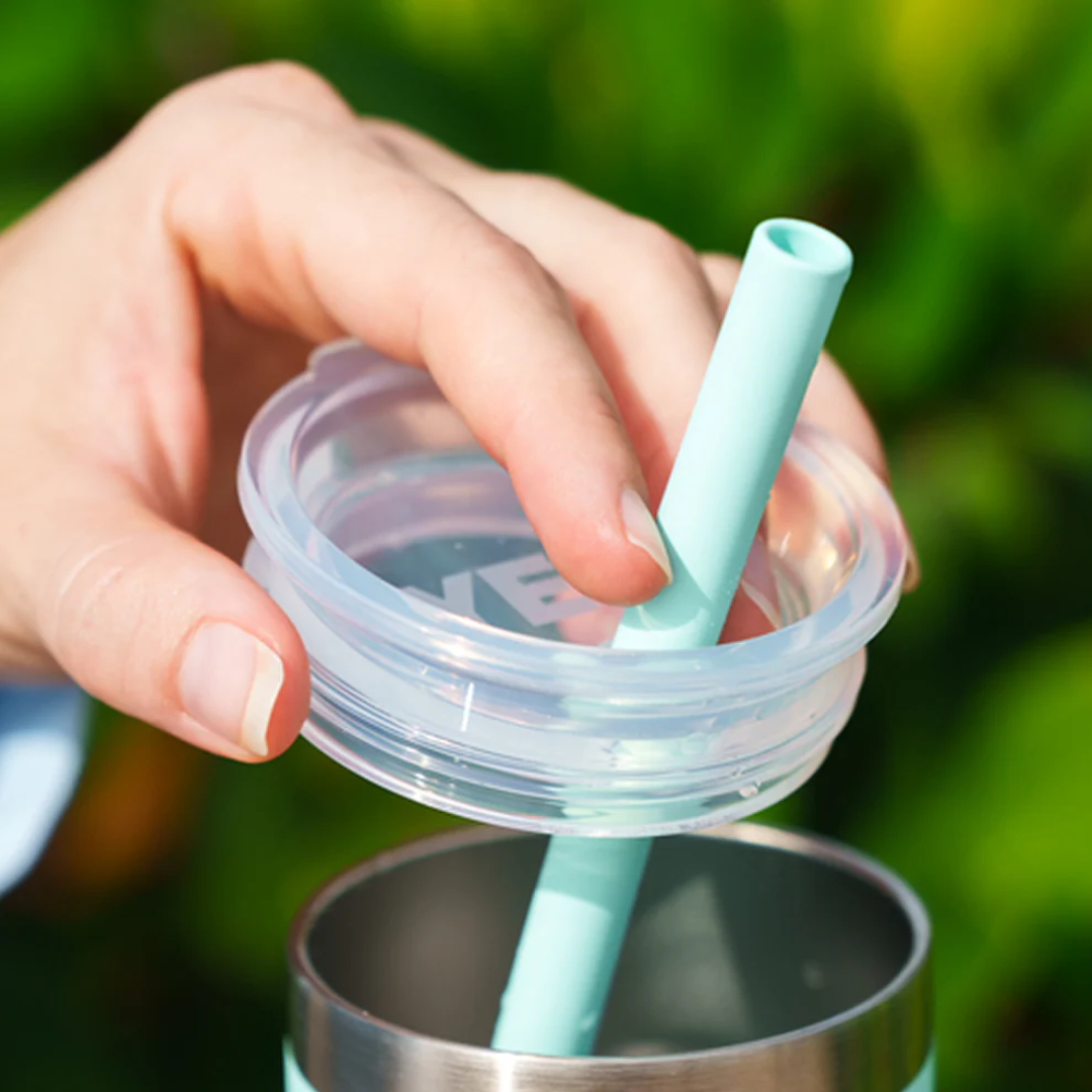 YETI Rambler Jr. 10 oz Tumbler with Silicone Straw Lid - Navy