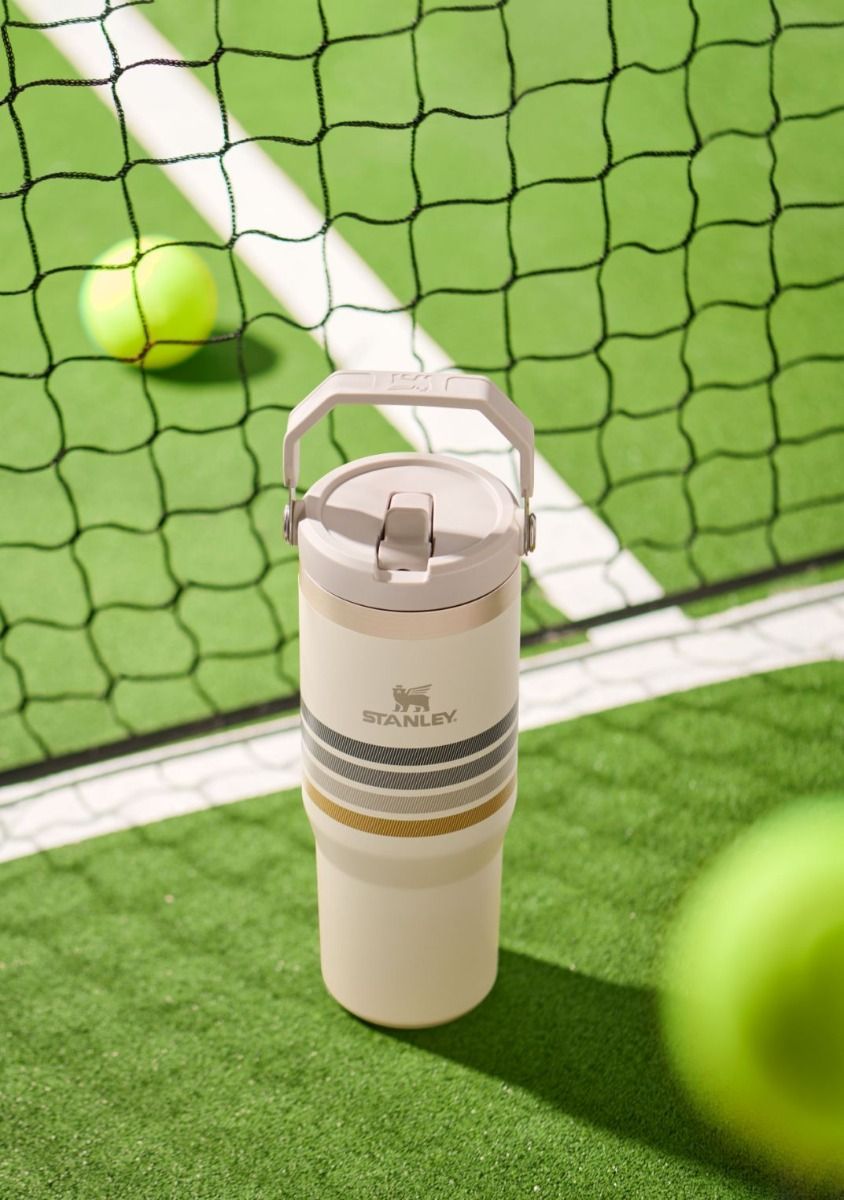 Stanley The Varsity Iceflow™ Flip Straw Tumbler 30oz - Seafoam Stripe-Goritta Works Sdn. Bhd. 202501017603 (1619017-X)