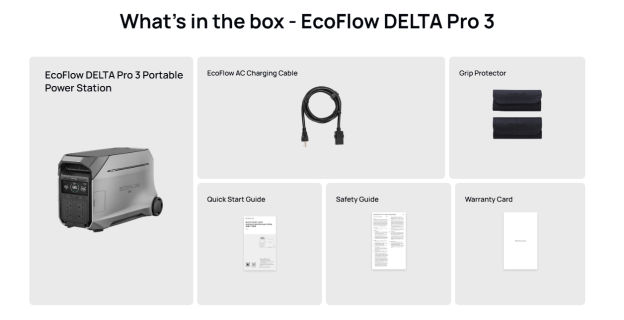 EcoFlow DELTA Pro 3 Portable Power Station 4096Wh