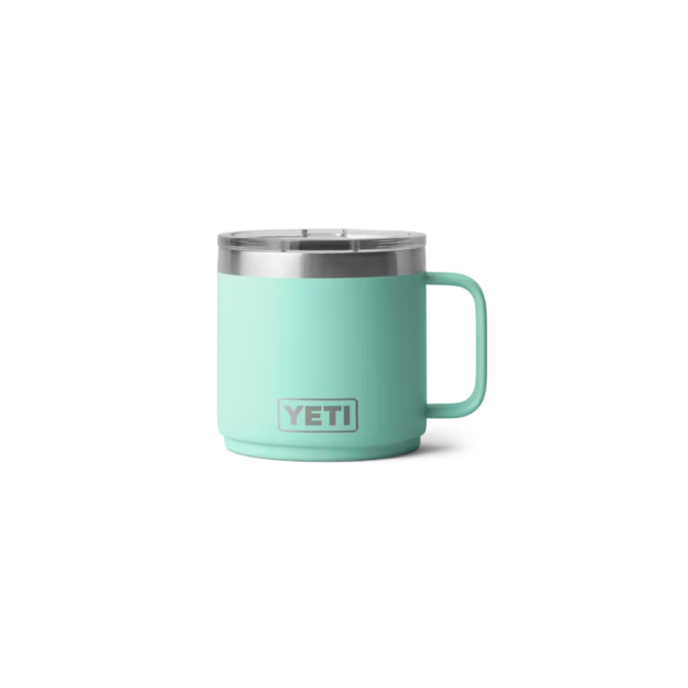 YETI Rambler 14 oz Stackable Mug with DuraSip™ Ceramic Lining - Seafoam