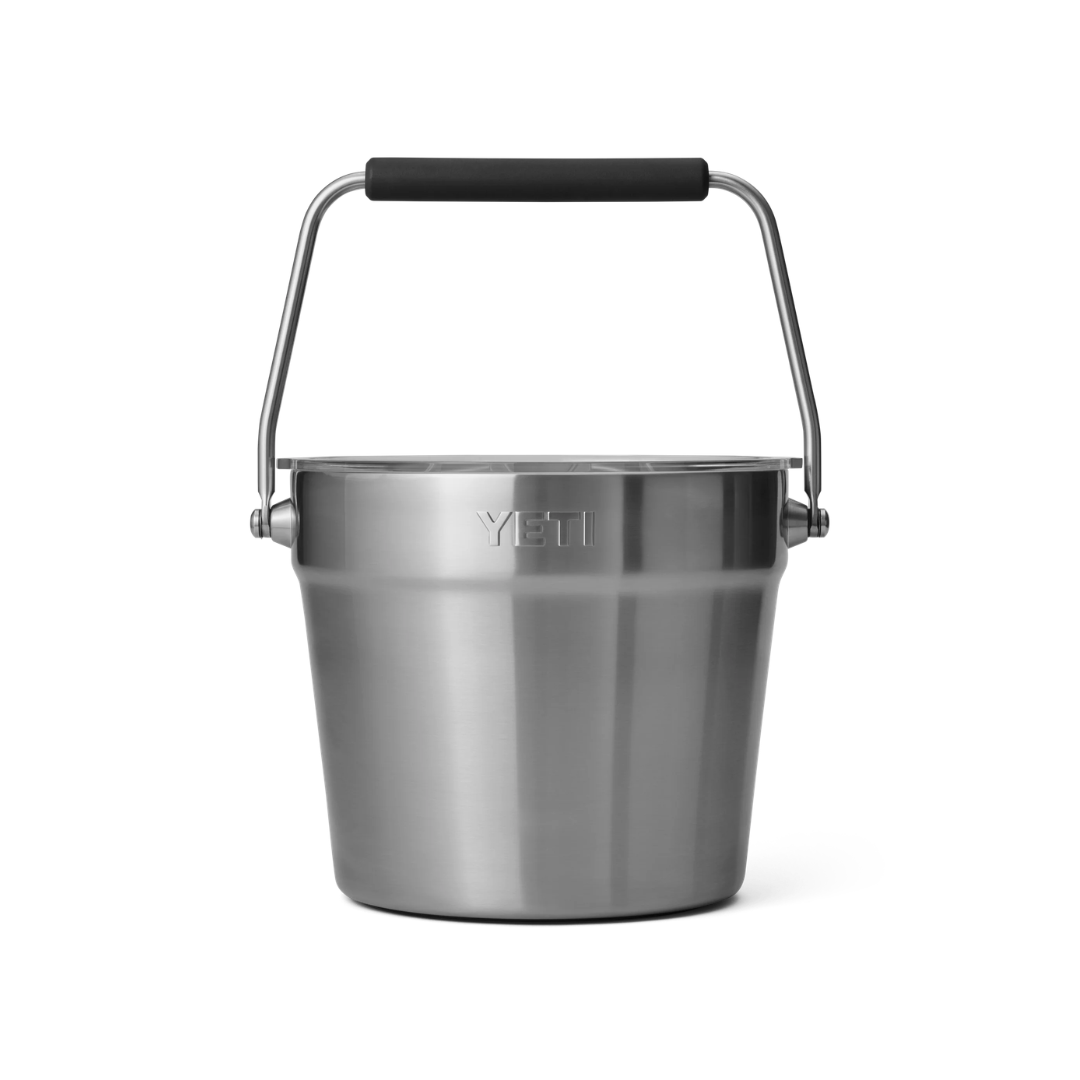 YETI Rambler Beverage Bucket with Lid 7.6L - Stainless Steel