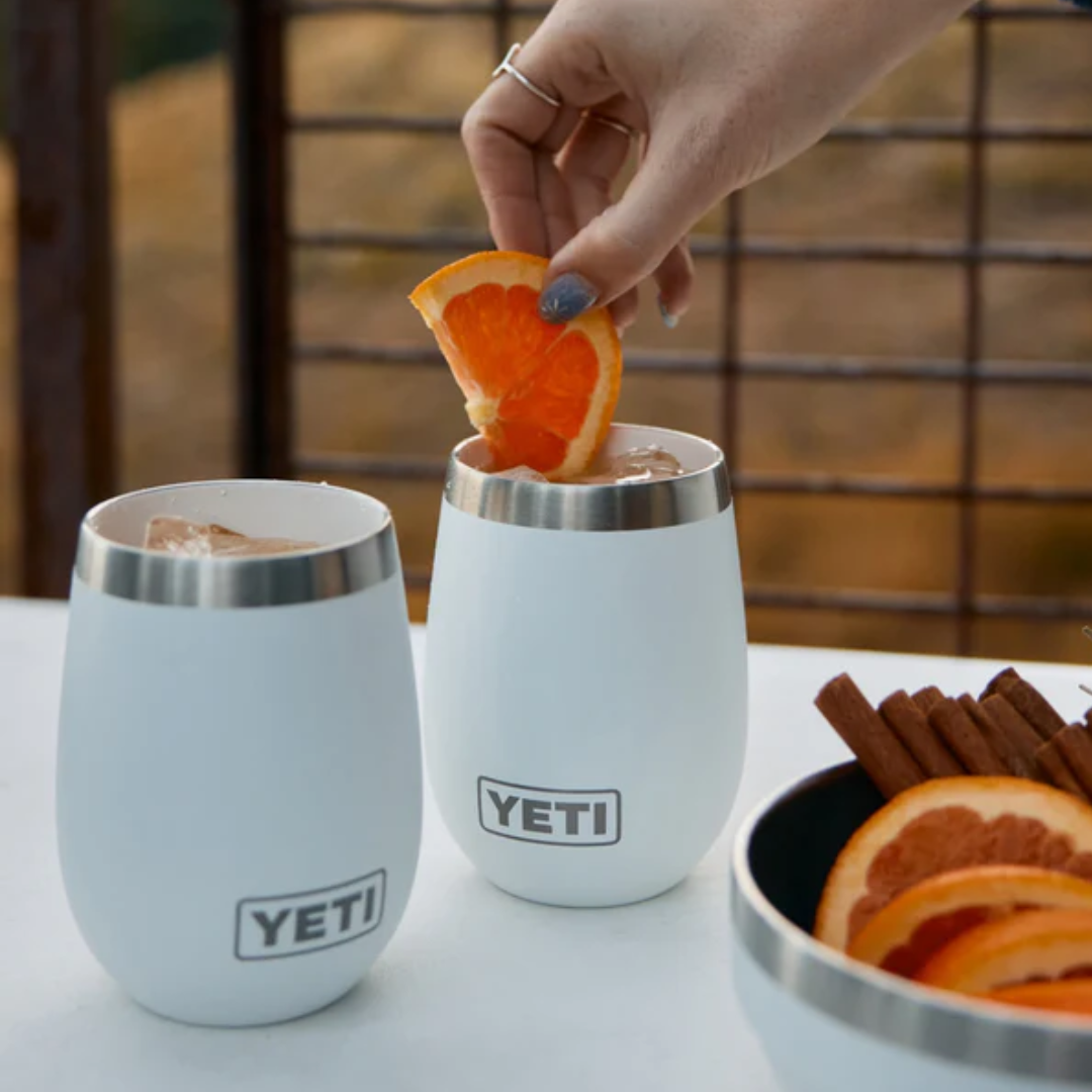 YETI Rambler 10 oz Wine Tumbler with DuraSip Ceramic Lining - Rescue Red