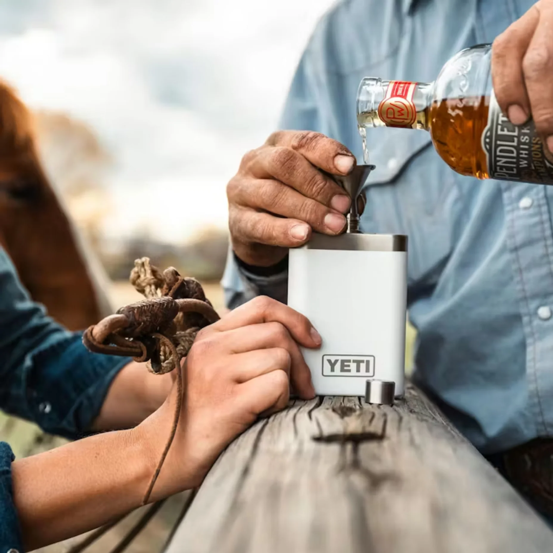YETI 7 oz Flask - Stainless Steel
