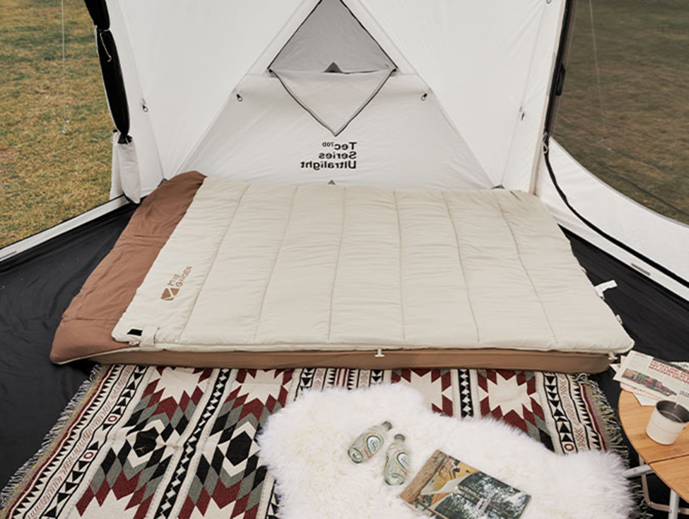 Mobi Garden Crescent Double Sleeping Bag - Brown-Goritta Works Sdn. Bhd. 202501017603 (1619017-X)