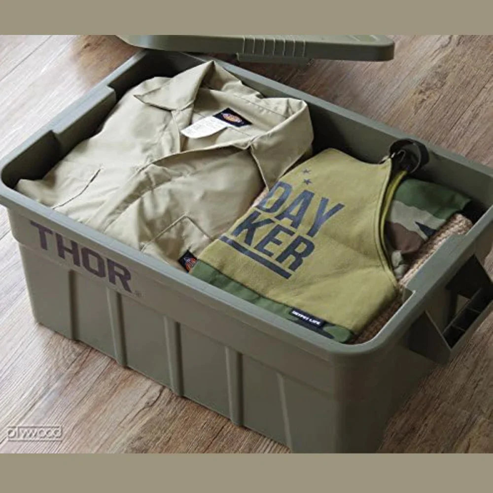 Thor Tote Box With Lid 53L - Olive Drab-Goritta Works Sdn. Bhd. 202501017603 (1619017-X)