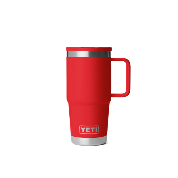 YETI Rambler 20 oz Travel Straw Mug With Color-Matched Straw Lid - Rescue Red