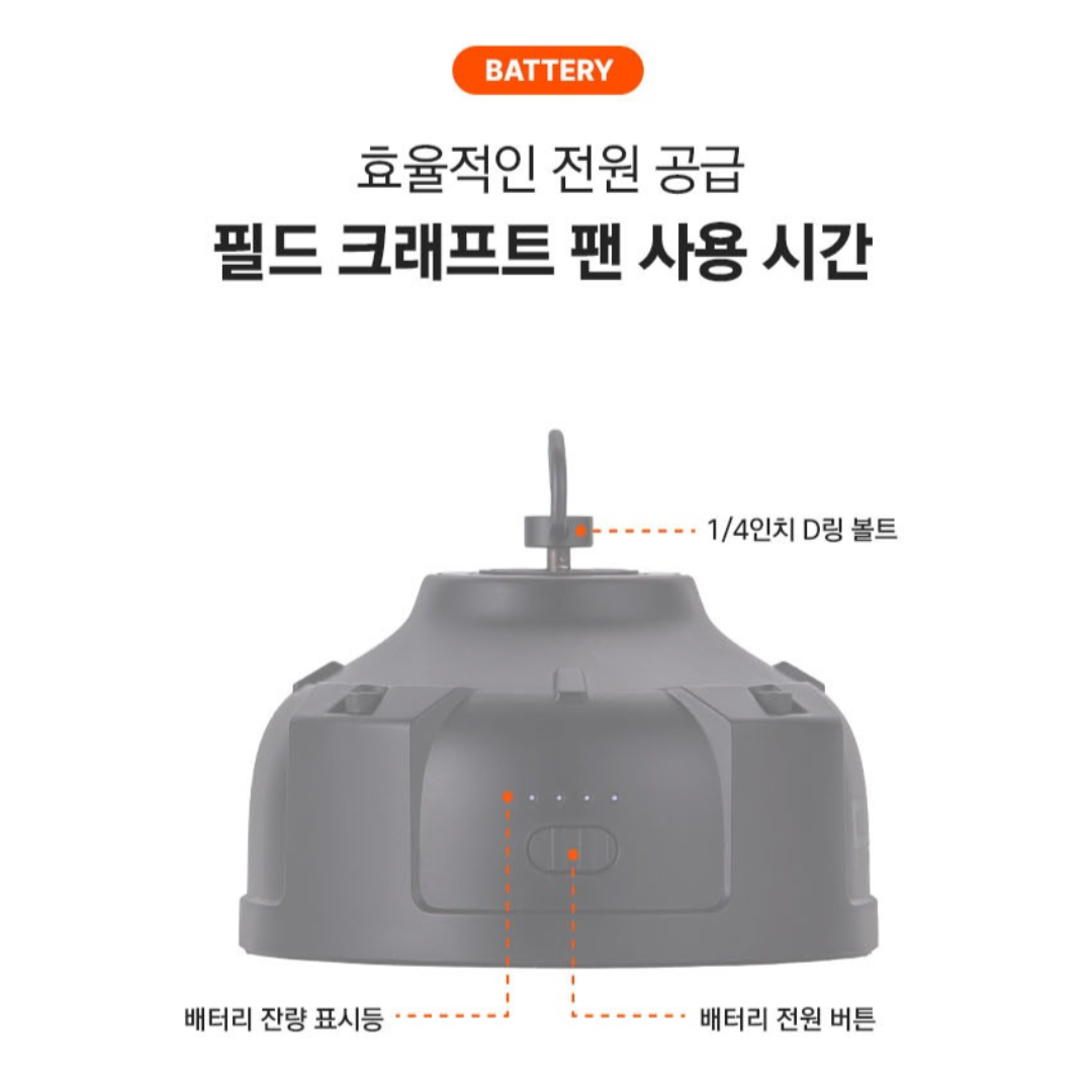 KZM Field Craft Wattcell (16,000mAh Battery for Field Craft Fan 280)