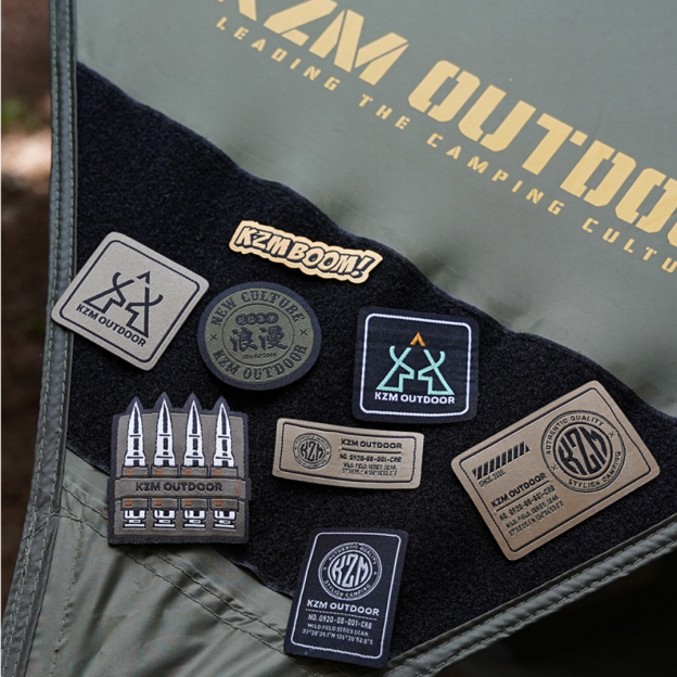 KZM Rubber Wappen - Square/Luminous