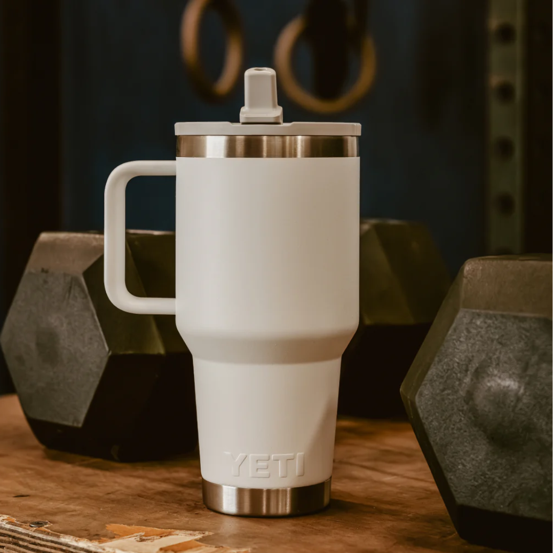 YETI Rambler 30 OZ Travel Straw Mug With Color-Matched Straw Lid - Black