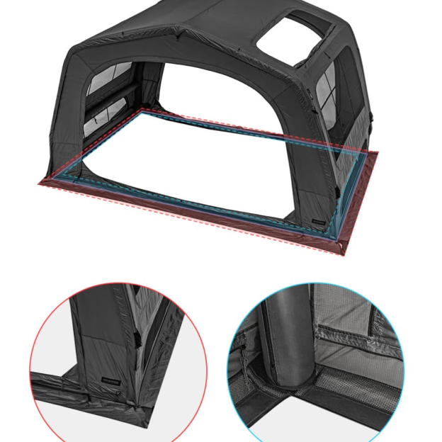 KZM T-250 Air Shelter 4-5 Persons Tent