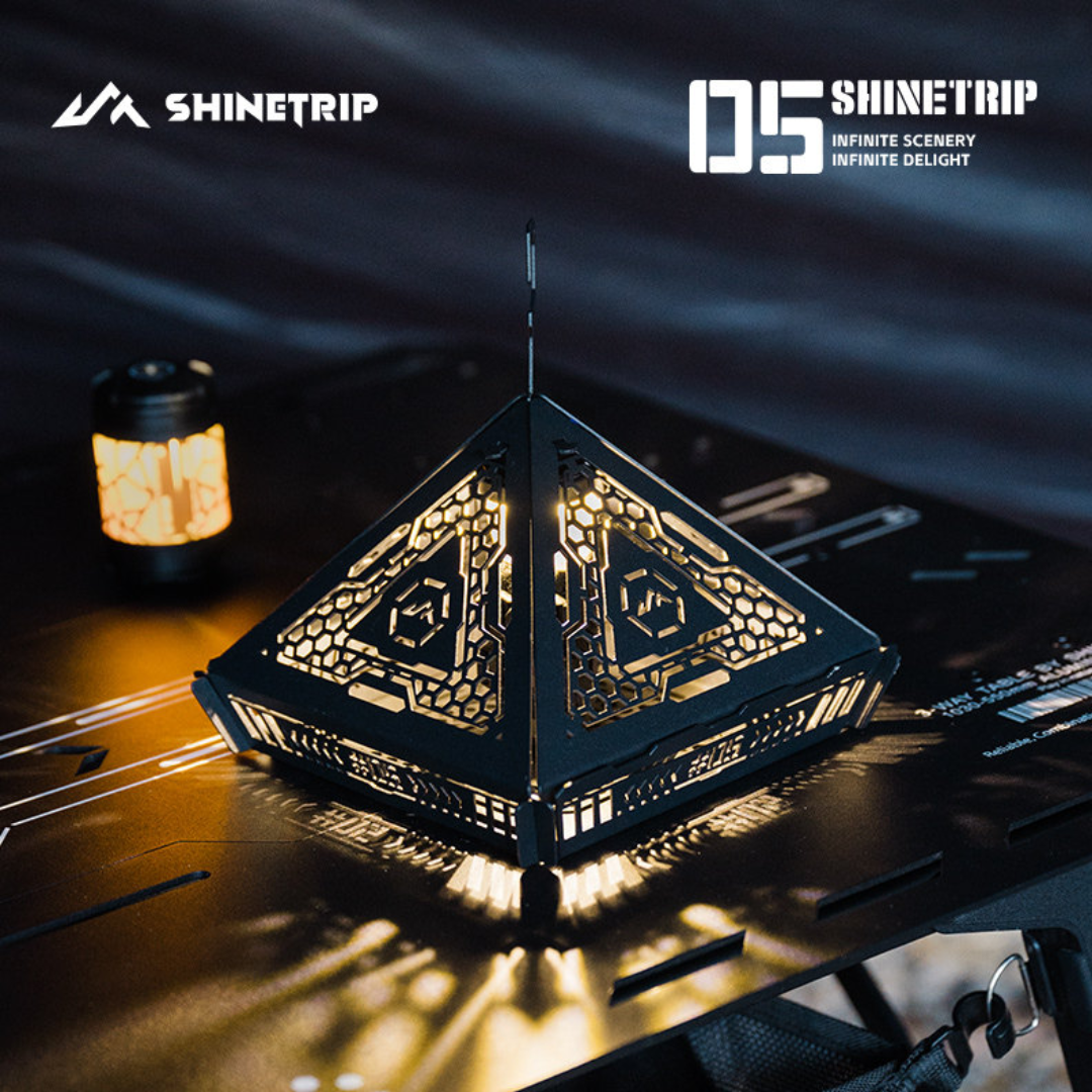 ShineTrip 05 Series Pyramid-Shaped Lampshade in Anti-Mosquito - Black