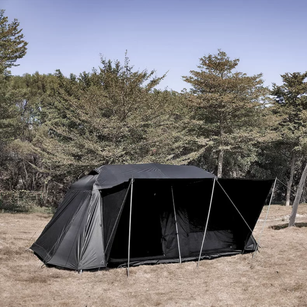 Stoic Villa 13 Black-Coated Automatic 6-8 person Tent - Black