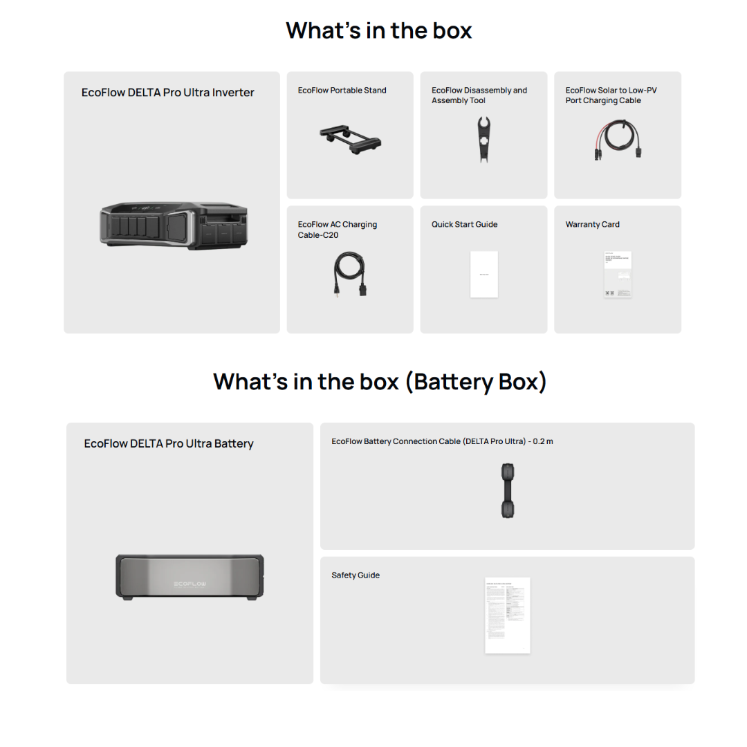 EcoFlow DELTA Pro Ultra Power Station (Starter Kit)
