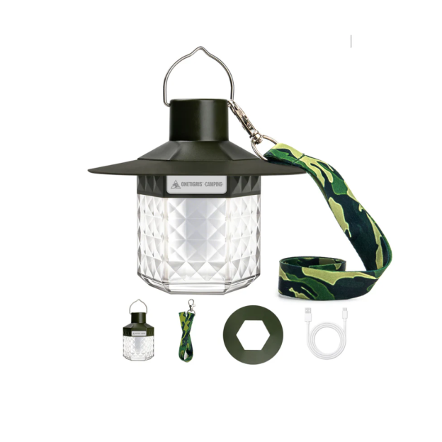 OneTigris LED Camping Lantern 220Lm - Ranger Green