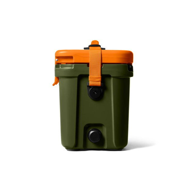 YETI Roadie 15 Hard Cooler - Olive/King Orange