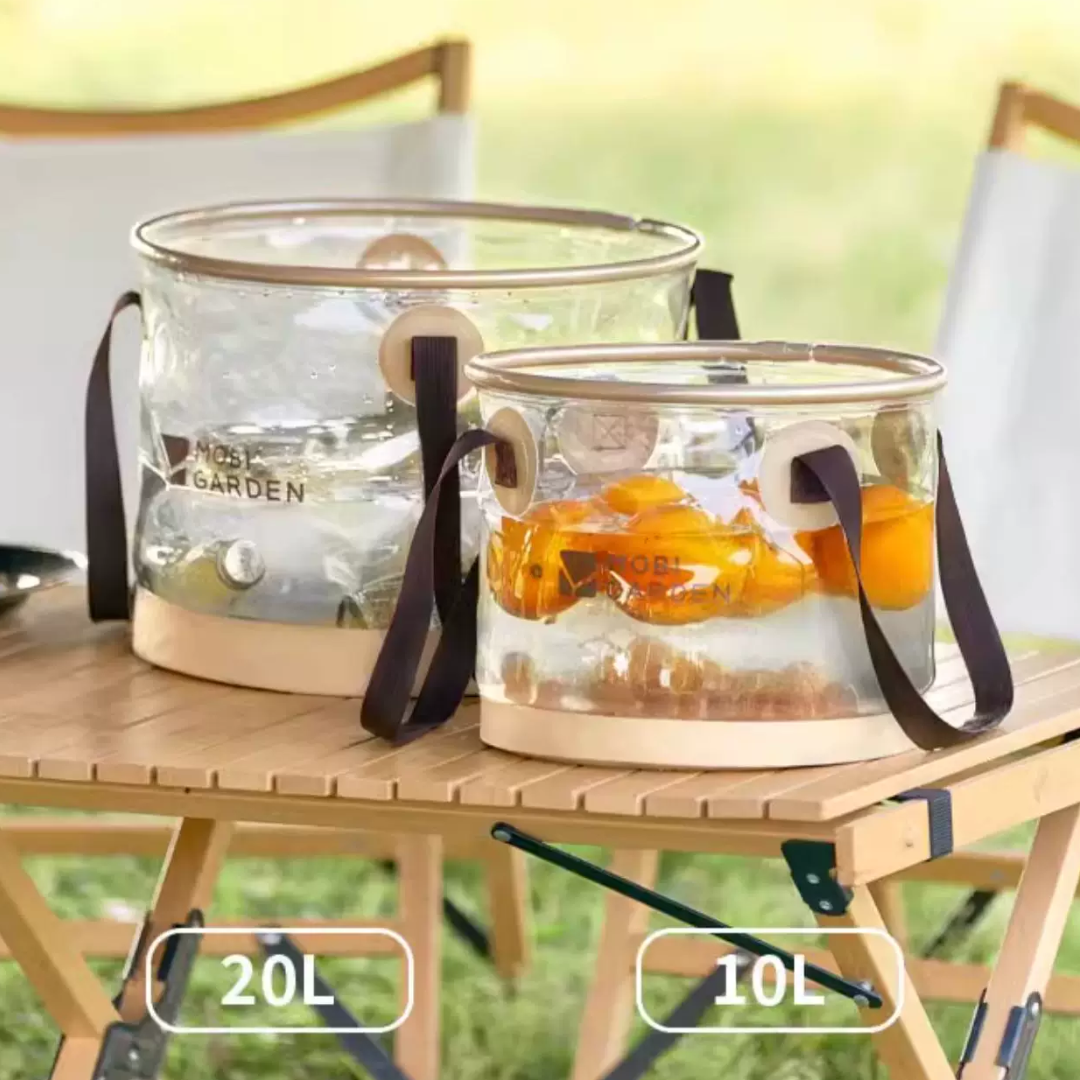 Mobi Garden Semitransparent Foldable Bucket