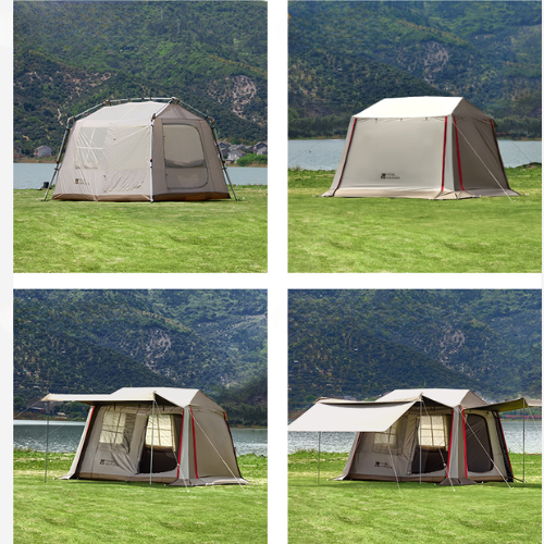 Mobi Garden Holiday Mountain Residence 5.9 Automatic 3-4 person Tent - Black Coated