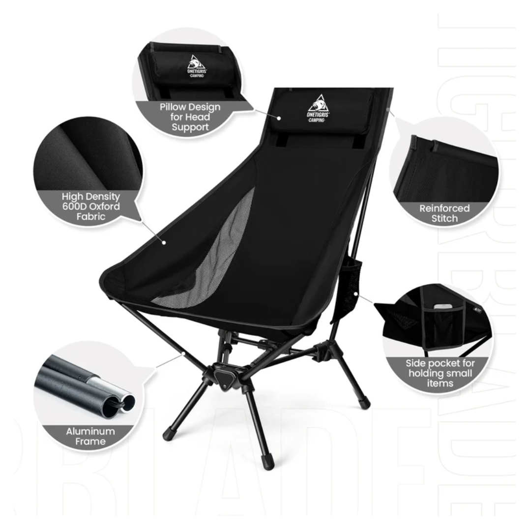 [Copy]OneTigris Tigerblade Camping Chair 05 - Grey