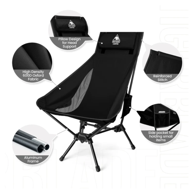 [Copy]OneTigris Tigerblade Camping Chair 05 - Grey
