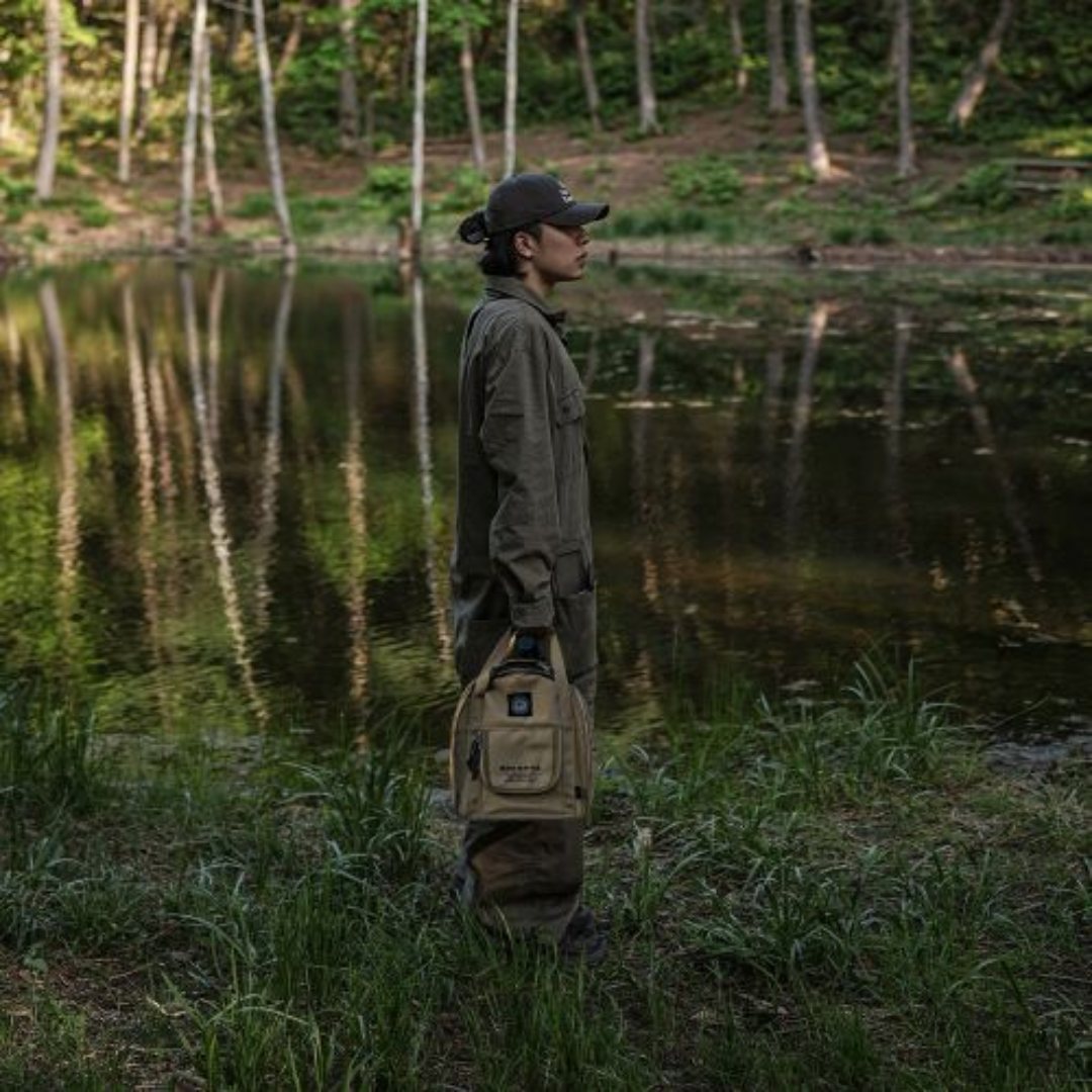 KZM New Field Reel Bag - Tan