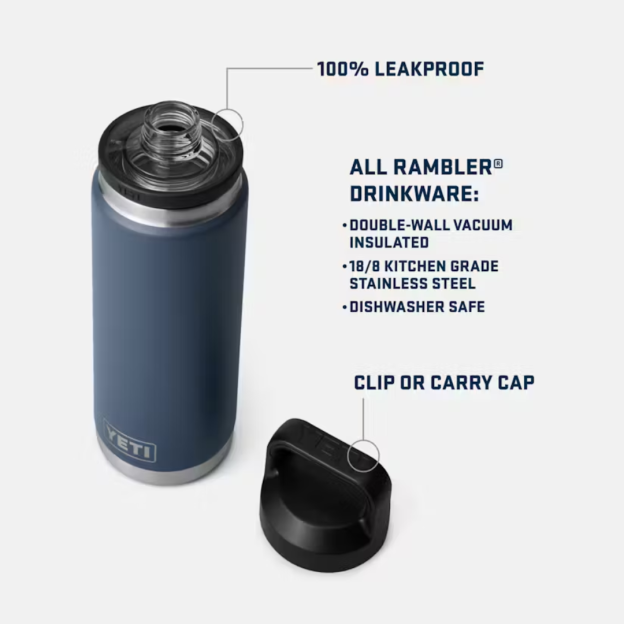 YETI Rambler 26 oz Bottle with Chug Cap - Cape Taupe