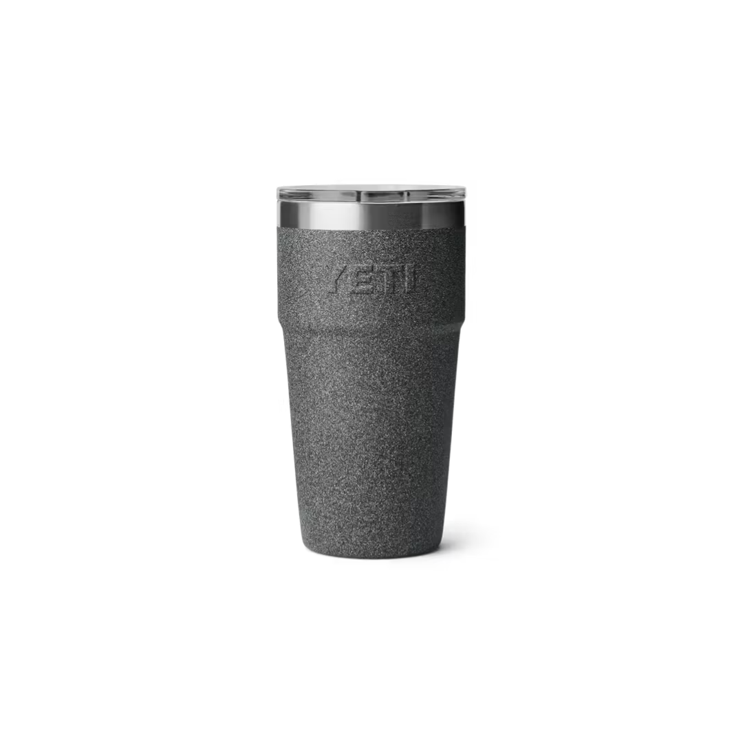 YETI Rambler 20 oz Stackable Cup with MagSlider™ Lid - Black Stone