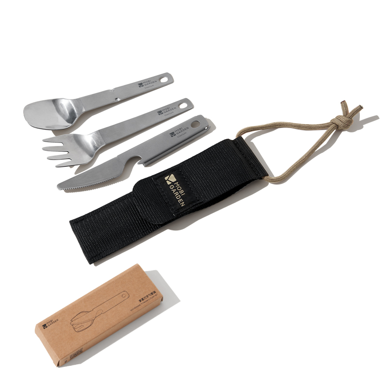 Mobi Garden Feast Titanium Cutlery 3-in-1 set-Goritta Works Sdn. Bhd. 202501017603 (1619017-X)