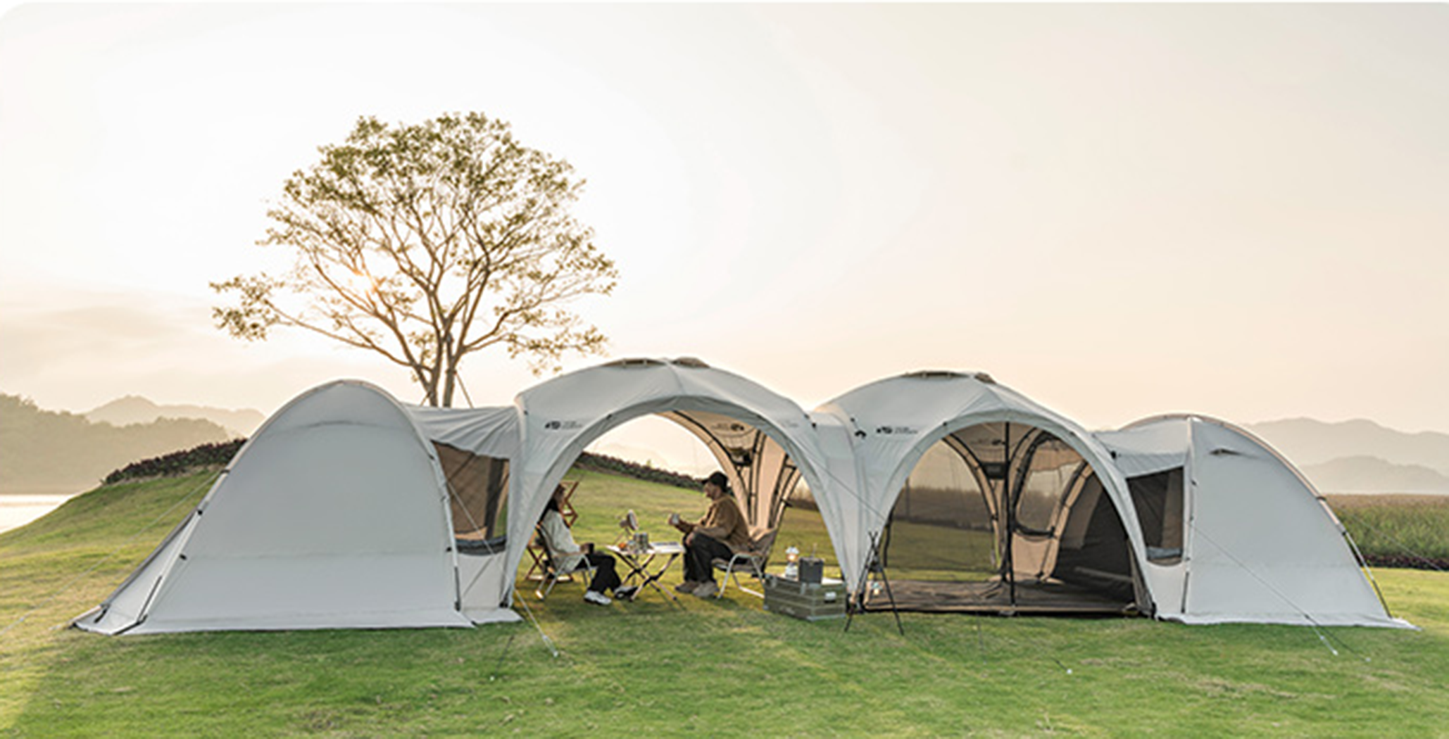 Mobi Garden Back Room Oxford Cloth 4 person tent - Sand-Goritta Works Sdn. Bhd. 202501017603 (1619017-X)