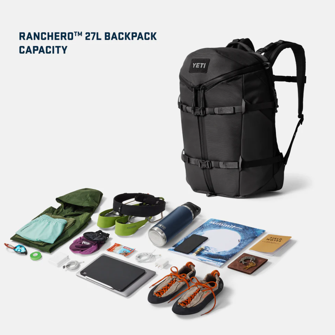 YETI Ranchero 27L Everyday Carry Backpack - Black