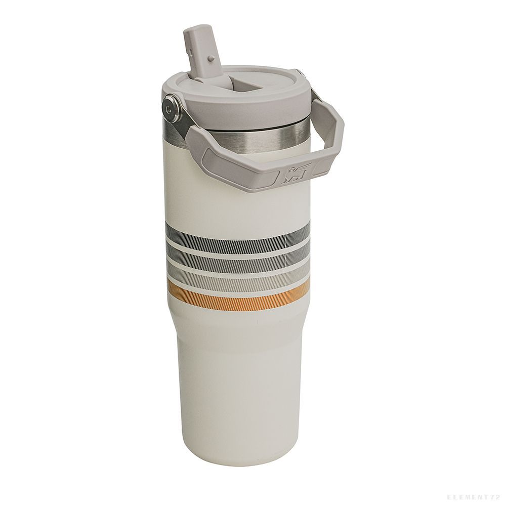 Stanley The Varsity Iceflow™ Flip Straw Tumbler 30oz - Cream Ash Stripe-Goritta Works Sdn. Bhd. 202501017603 (1619017-X)
