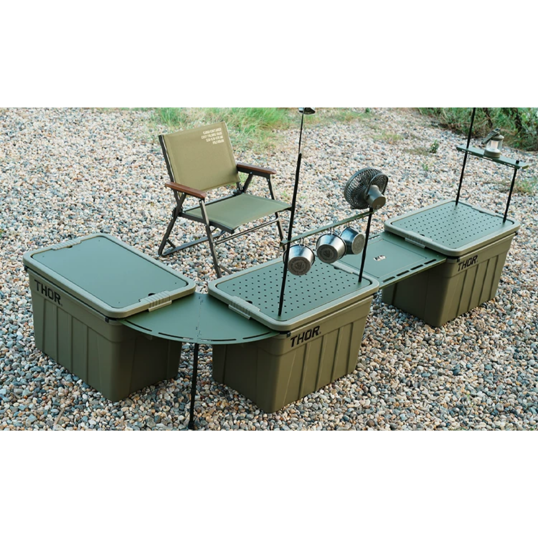 L&S WORK THOR IGT Table Legs set - 2 pc Black