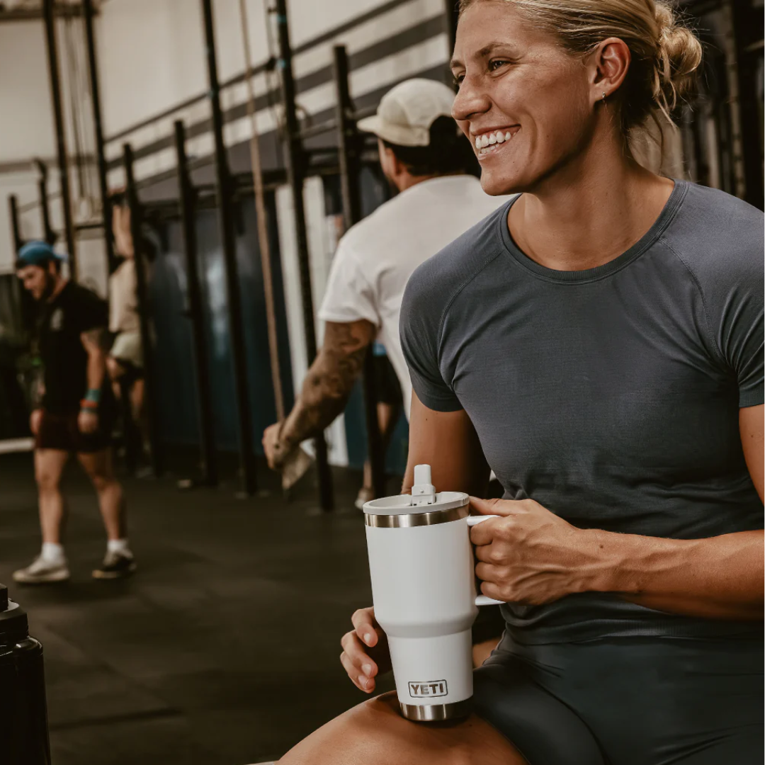 YETI Rambler 30 OZ Travel Straw Mug With Color-Matched Straw Lid - Black