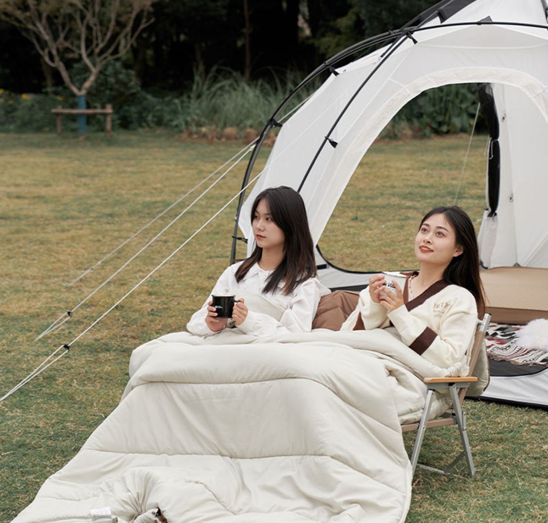 Mobi Garden Crescent Double Sleeping Bag - Ivory-Goritta Works Sdn. Bhd. 202501017603 (1619017-X)