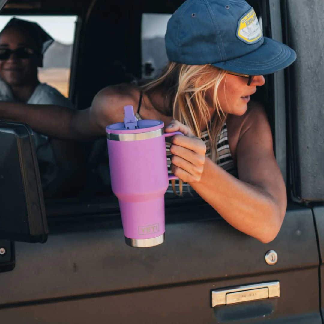 YETI Rambler 30 OZ Travel Straw Mug With Color-Matched Straw Lid - Black