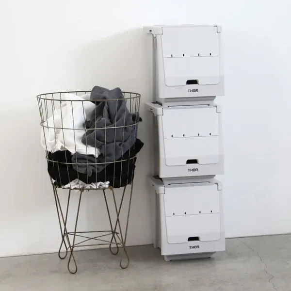 THOR Stacking Shelf Container 20L - Black