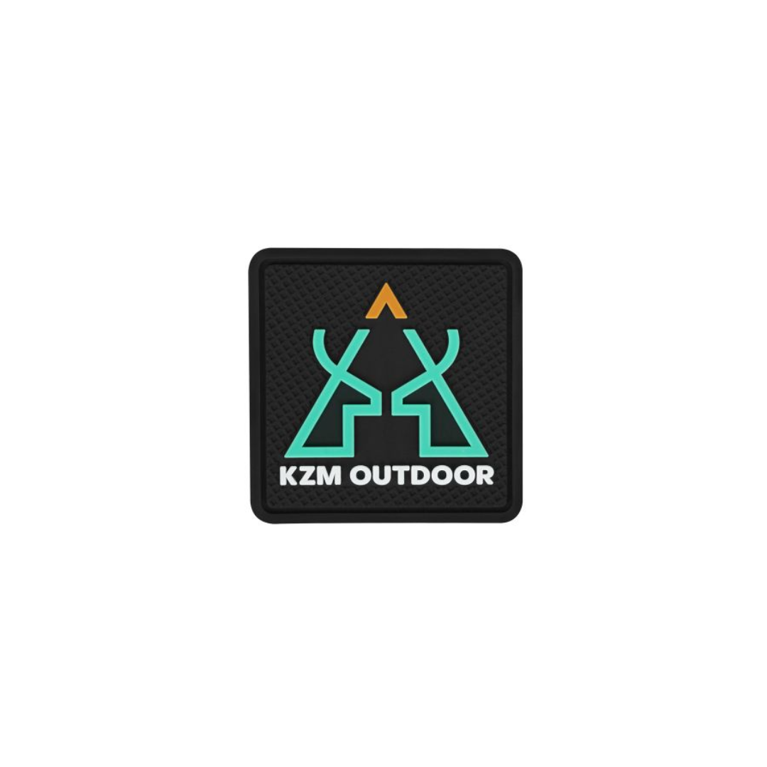 KZM Rubber Wappen - Square/Black