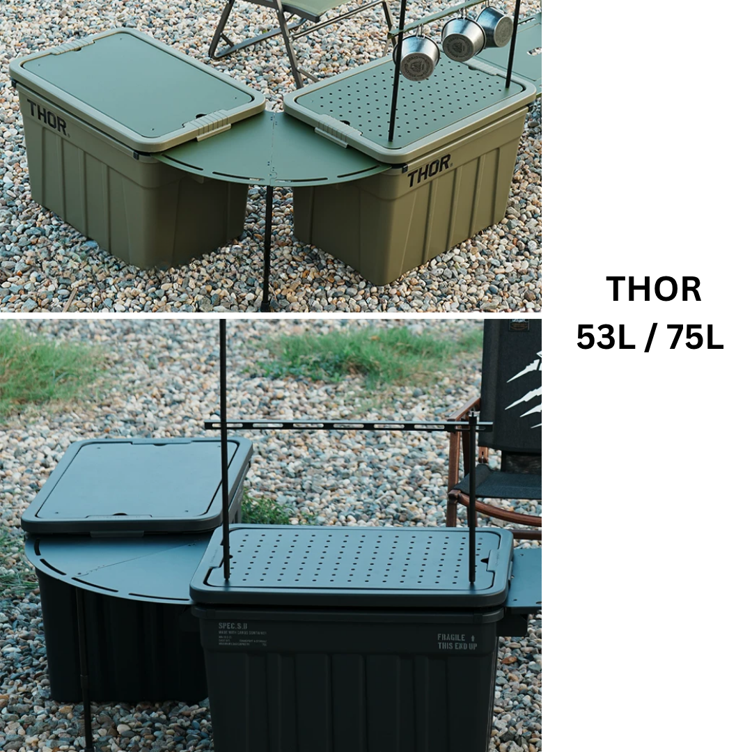 L&S WORK THOR IGT Table Legs set - 2 pc Black